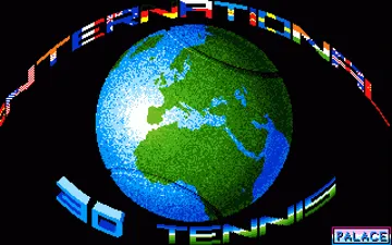 International 3D Tennis screen shot title